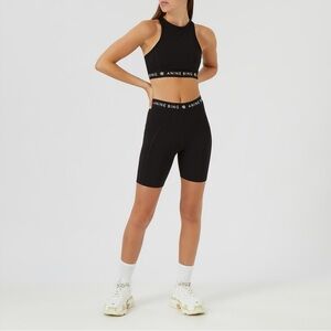 Anine Bing Sport Bra + Biker Shorts Set